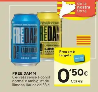 Caprabo Cerveza sin alcohol damm oferta
