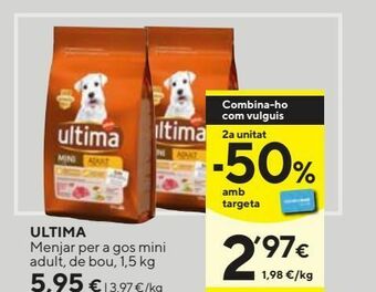Caprabo Comida para perros última oferta
