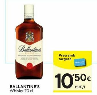 Caprabo Whisky ballantine's oferta