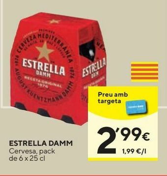 Caprabo Cerveza estrella damm oferta