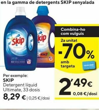 Detergente líquido skip