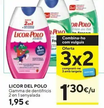 Caprabo Enjuague bucal licor del polo oferta