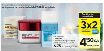 Caprabo Desmaquillante l'oréal oferta