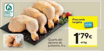 Caprabo Cuartos de pollo oferta
