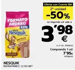 BM Supermercados Nesquik - instantaneo oferta