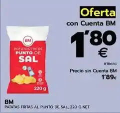 BM Supermercados Bm - patatas fritas al punto de sal oferta