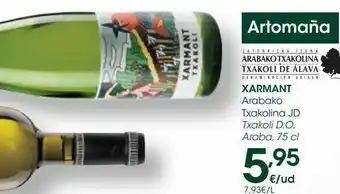 Eroski Xarmant txakoli d.o. araba oferta