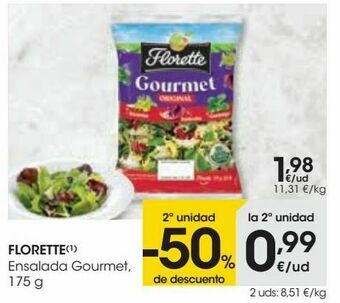 Eroski Florette ensalada gourmet oferta