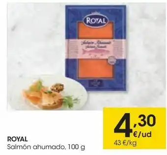 Eroski Royal salmón ahumado oferta