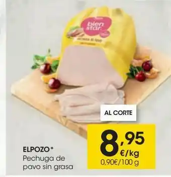 Eroski Elpozo pechuga de pavo sin grasa oferta