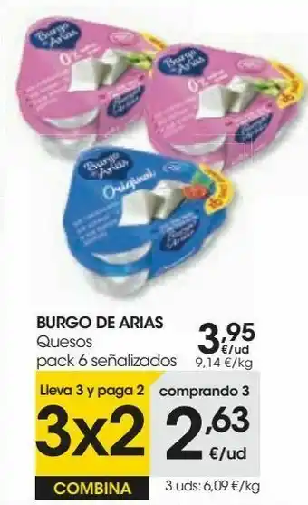 Eroski Burgo de arias quesos oferta