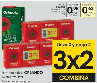 Eroski Orlando tomate frito con aceite de oliva oferta