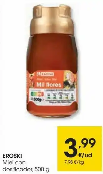 Eroski Eroski miel con dosificador oferta
