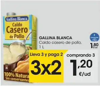 Eroski Gallina blanca caldo casero de pollo oferta