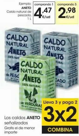 Eroski Los caldos aneto oferta