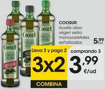 Eroski Coosur aceite oliva virgen extra monovarietales oferta