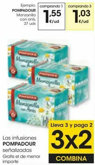 Eroski Las infusiones pompadour oferta