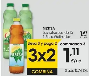 Eroski Nestea los refrescos de té oferta