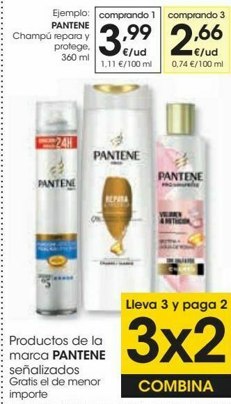 Eroski Productos de la marca pantene oferta