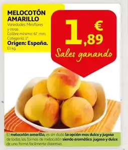 Alcampo MELOCOTÓN AMARILLO oferta