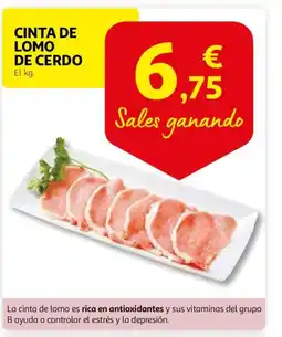 Alcampo CINTA DE LOMO DE CERDO oferta