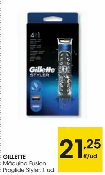 Eroski Gillette máquina fusion proglide styler oferta