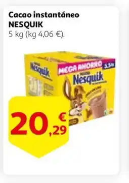 Alcampo Cacao instantáneo NESQUIK oferta
