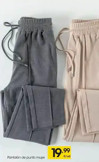 Eroski Pantalón de punto mujer oferta