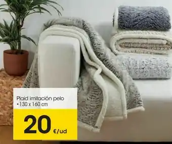 Eroski Plaid imitación pelo oferta