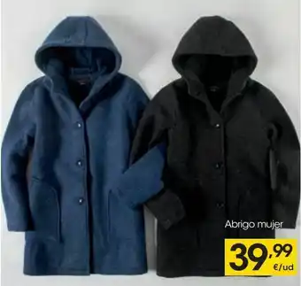 Eroski Abrigo mujer oferta