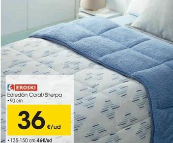 Eroski Eroski edredón coral/sherpa oferta