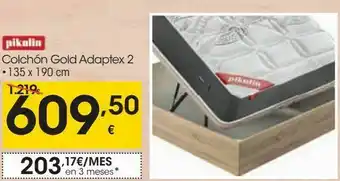 Eroski Pikolin colchón gold adaptex 2 oferta