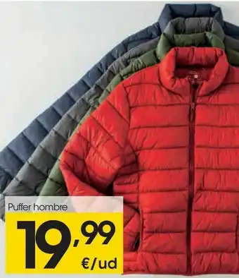 Eroski Puffer hombre oferta
