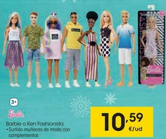 Eroski Barbie o ken fashionista oferta