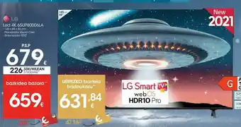 Eroski Smart tv led 4k 65 lg webos hdr10pro oferta