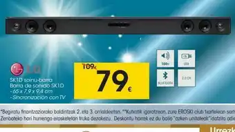 Eroski Barra de sonido sk1d lg oferta