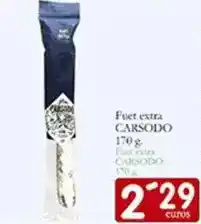 Supermercados Bip Bip Carsodo - fuet extra oferta