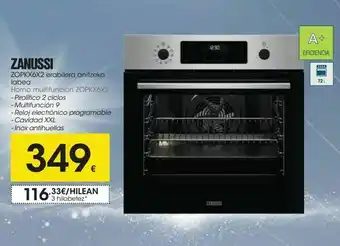 Eroski Horno multifunción zanussi oferta