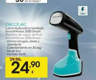 Eroski Plancha de vapor cecotec oferta