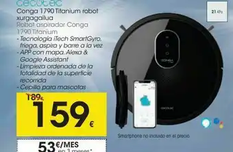 Eroski Robot aspirador cecotec oferta