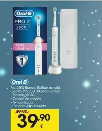 Eroski Cepillo pro 2500 blanco oral b oferta