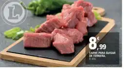 E.Leclerc CARNE PARA GUISAR DE TERNERA. oferta