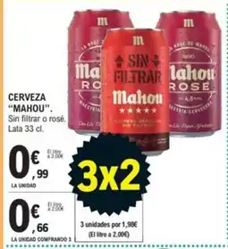 E.Leclerc CERVEZA "MAHOU" oferta