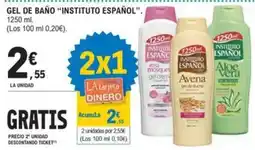 E.Leclerc GEL DE BAÑO "INSTITUTO ESPAÑOL". oferta