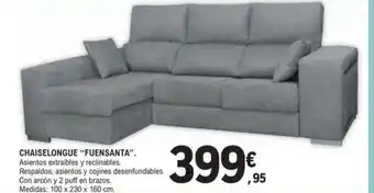 E.Leclerc CHAISELONGUE "FUENSANTA". oferta