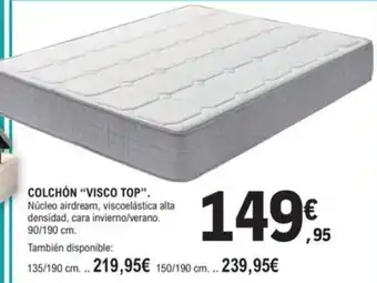 E.Leclerc COLCHON "VISCO TOP". oferta