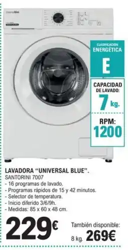 E.Leclerc LAVADORA "UNIVERSAL BLUE” oferta