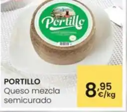 Eroski PORTILLO Queso mezcla semicurado oferta