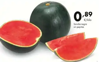 Supermercados Lupa Sandia negra sin pepitas oferta