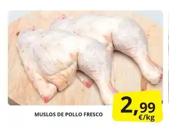 Supermercados MAS MUSLOS DE POLLO FRESCO oferta